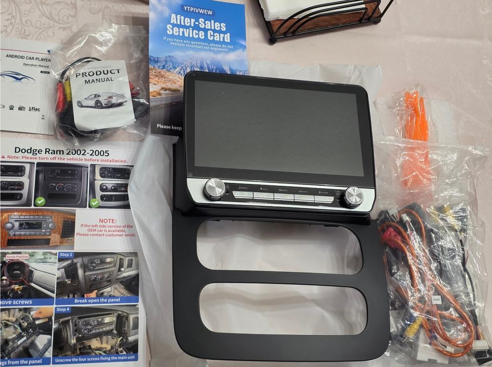 10.1" Android Car Stereo GPS Radio Dodge Ram 2002-2005 4G WiFi Bluetooth
